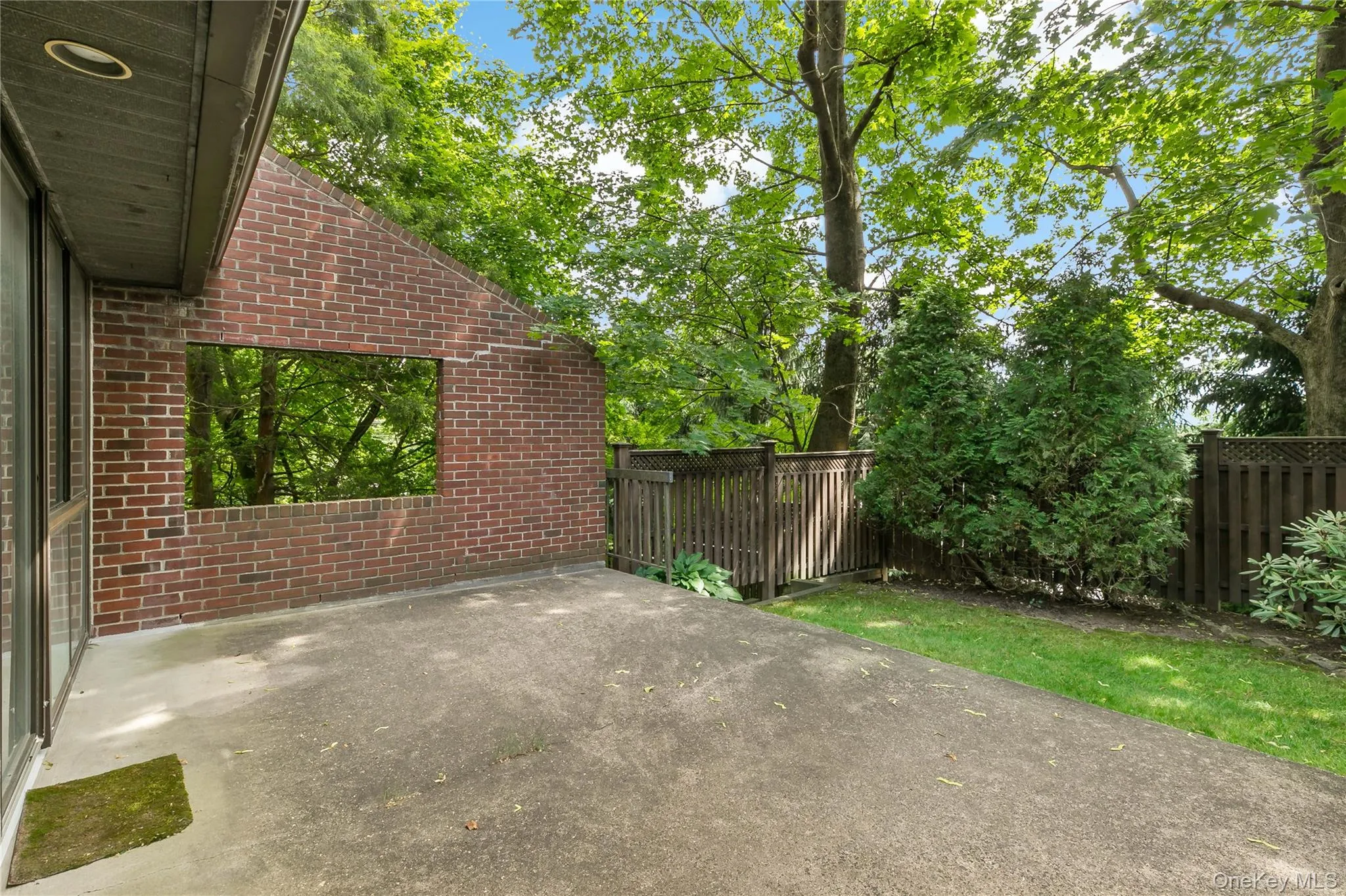 Patio photo is from another similar unit; same size, different view. Patio photo is from another similar unit; same size, different view.
