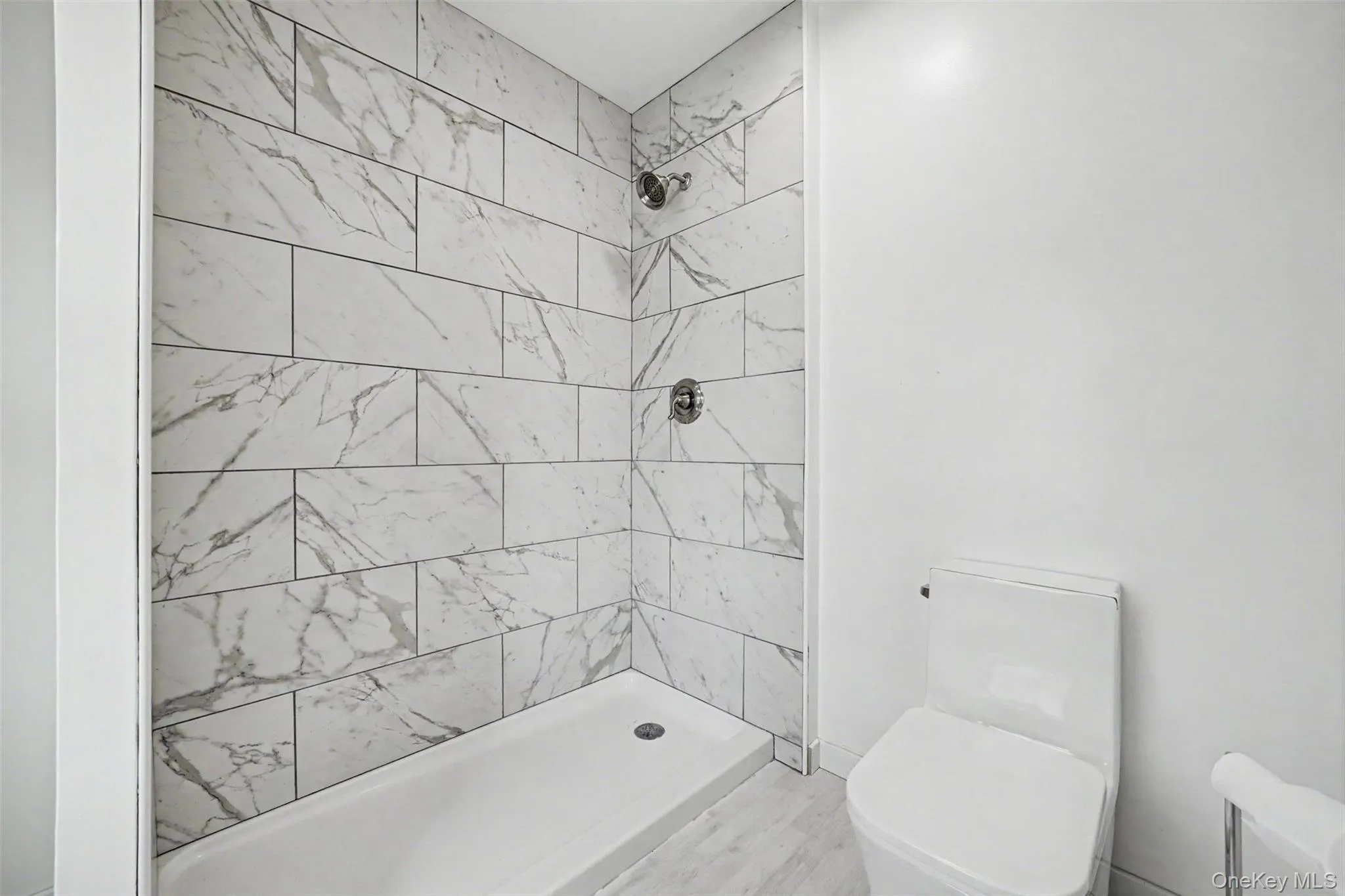 Beautiful tiled shower. Beautiful tiled shower.