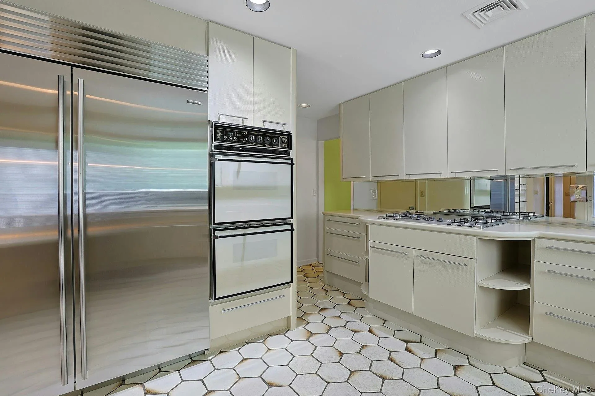 Another view with views of the huge amount of cabinets & counter space Another view with views of the huge amount of cabinets & counter space