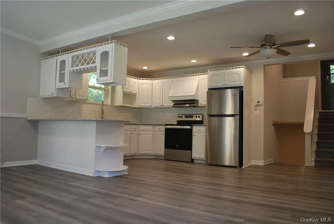 Living room into kitchen Living room into kitchen