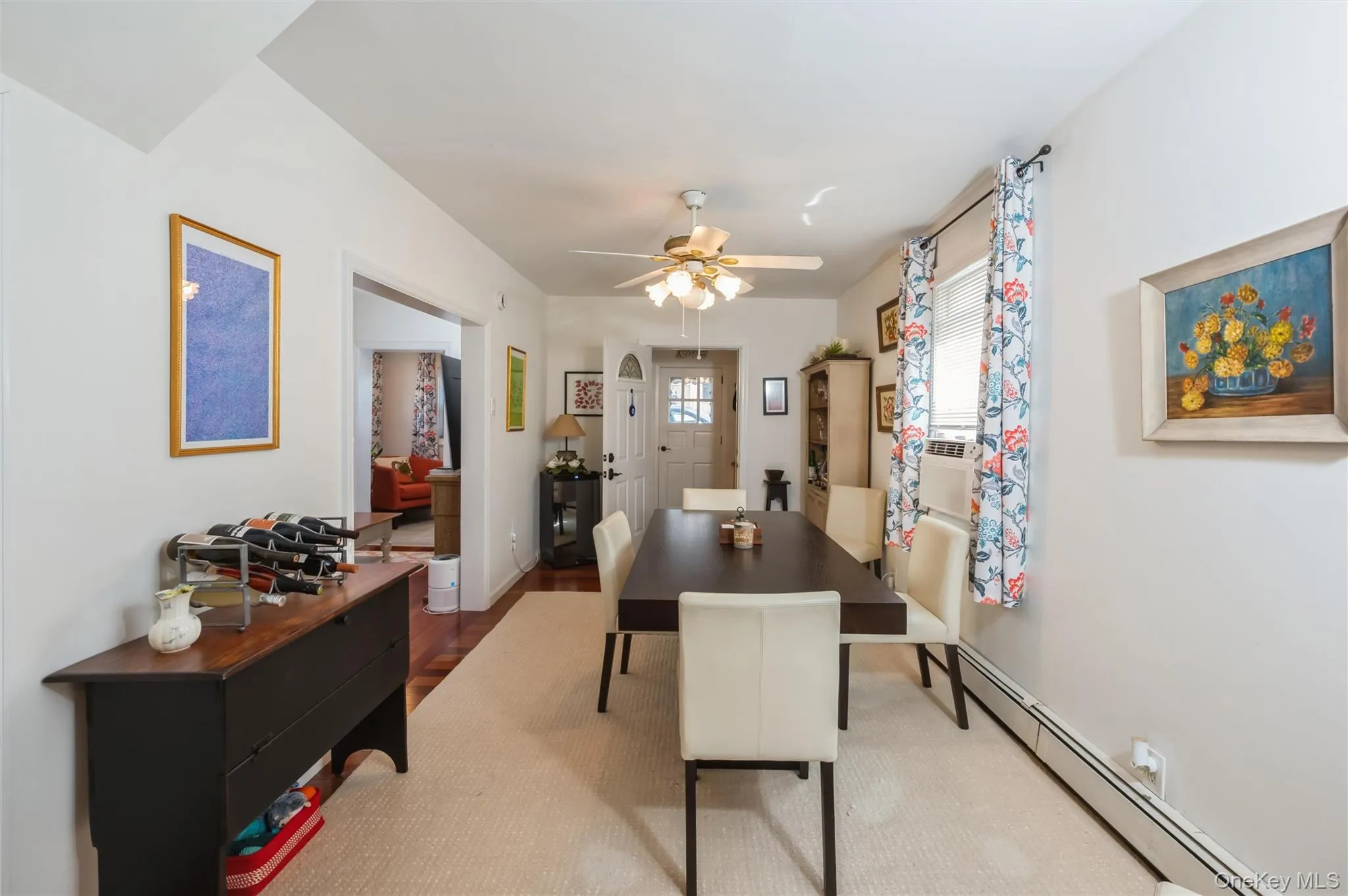 Dining Room With View Of Front Entry Foyer / Mudroom Dining Room With View Of Front Entry Foyer / Mudroom