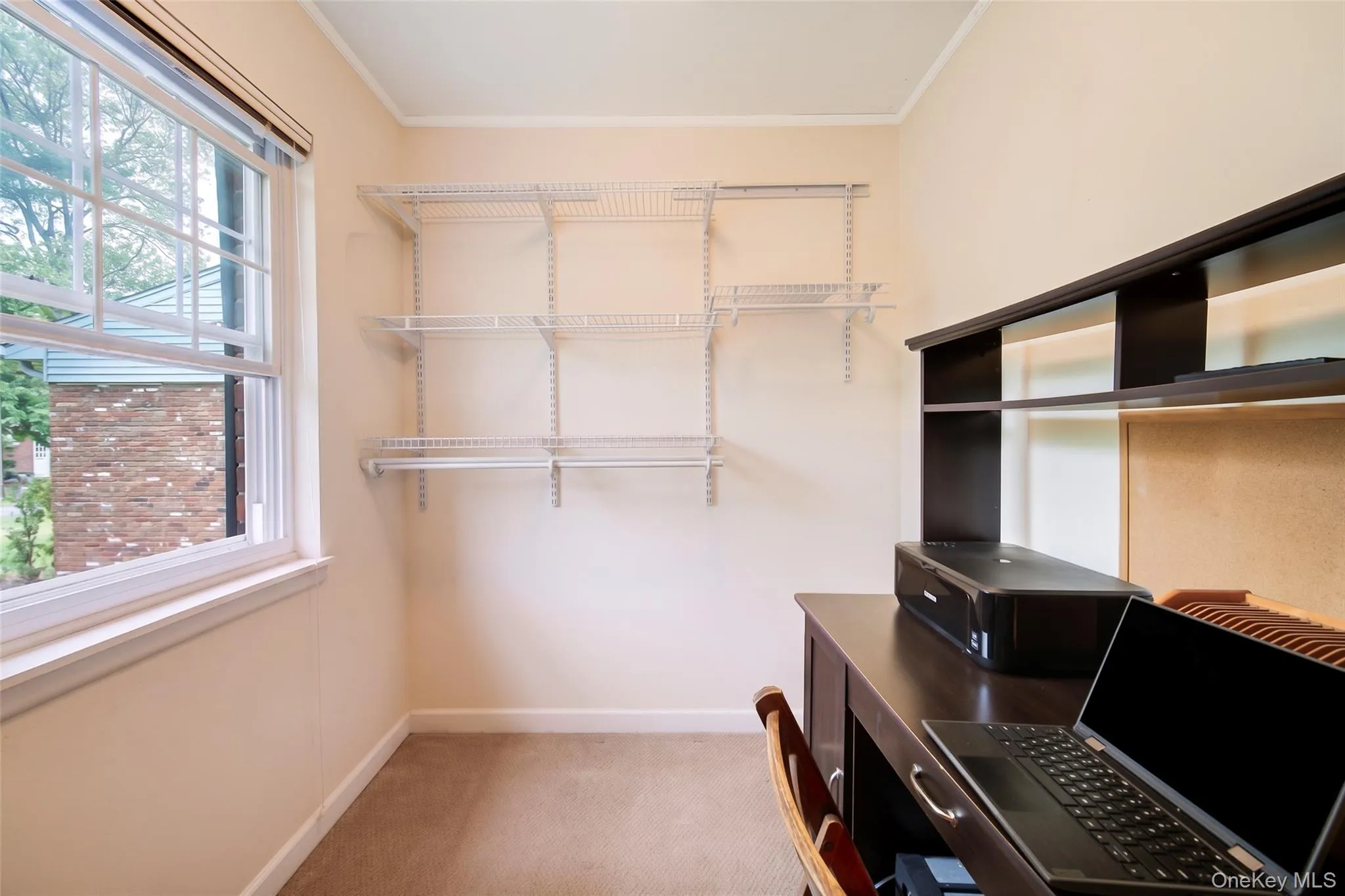 Flex space off living room which can be used as office or home gym. Flex space off living room which can be used as office or home gym.