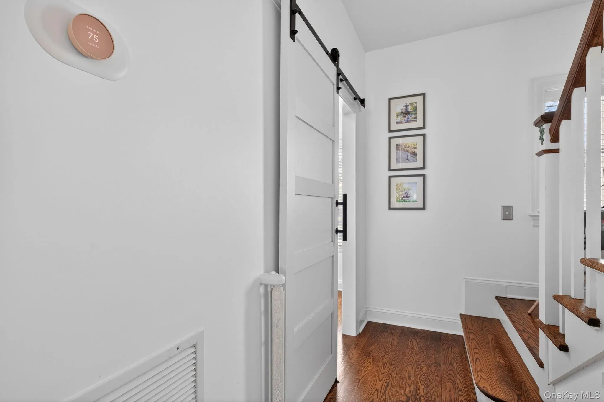 Barn Door to den/office Barn Door to den/office