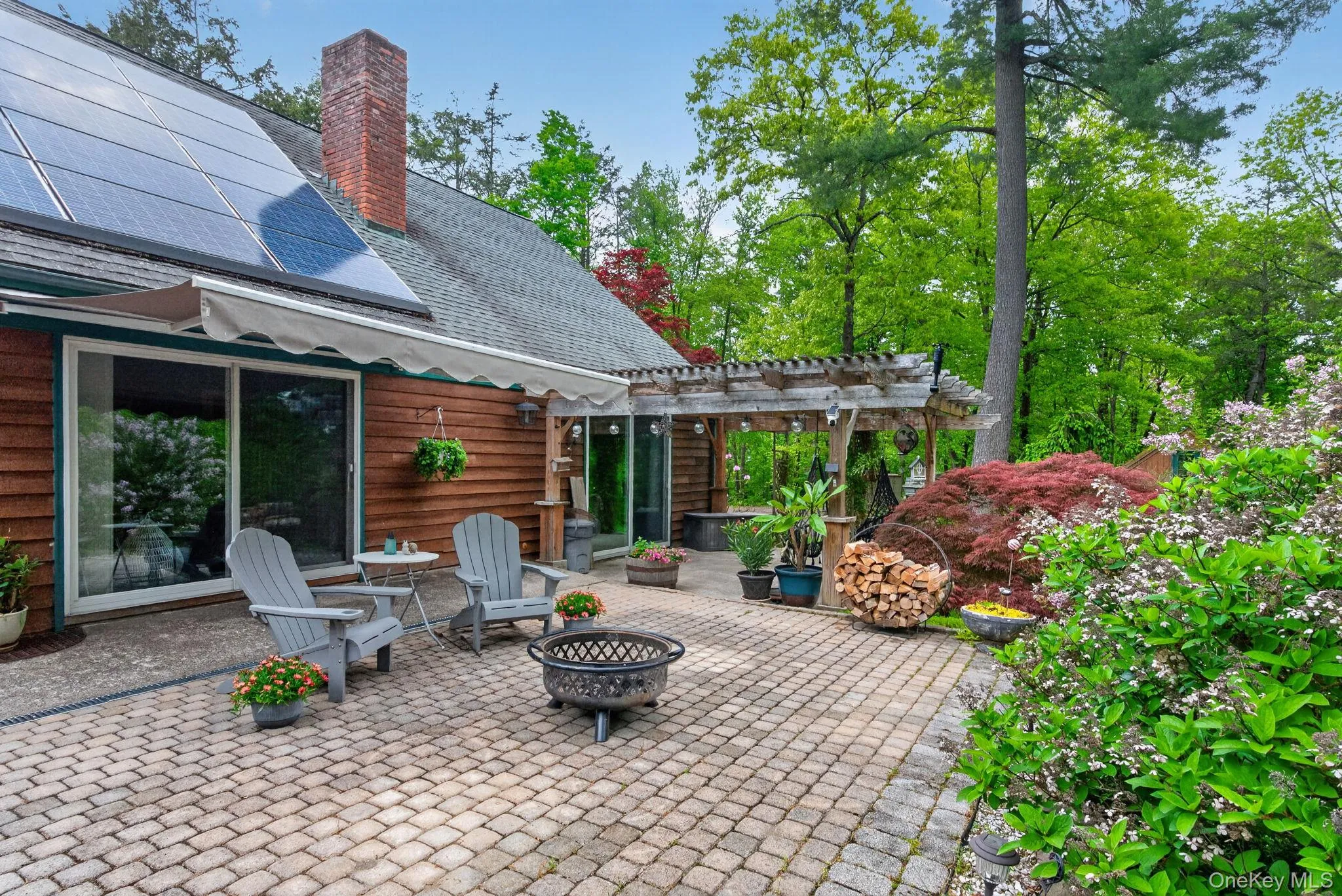 Stone patio Stone patio