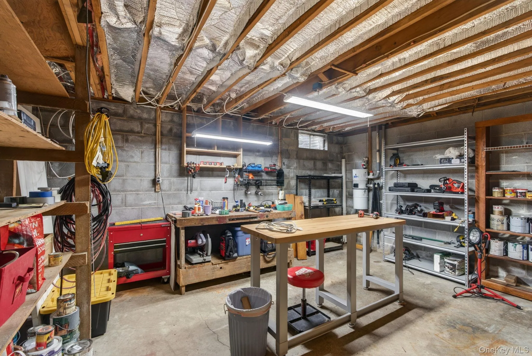 Workshop in Basement Workshop in Basement