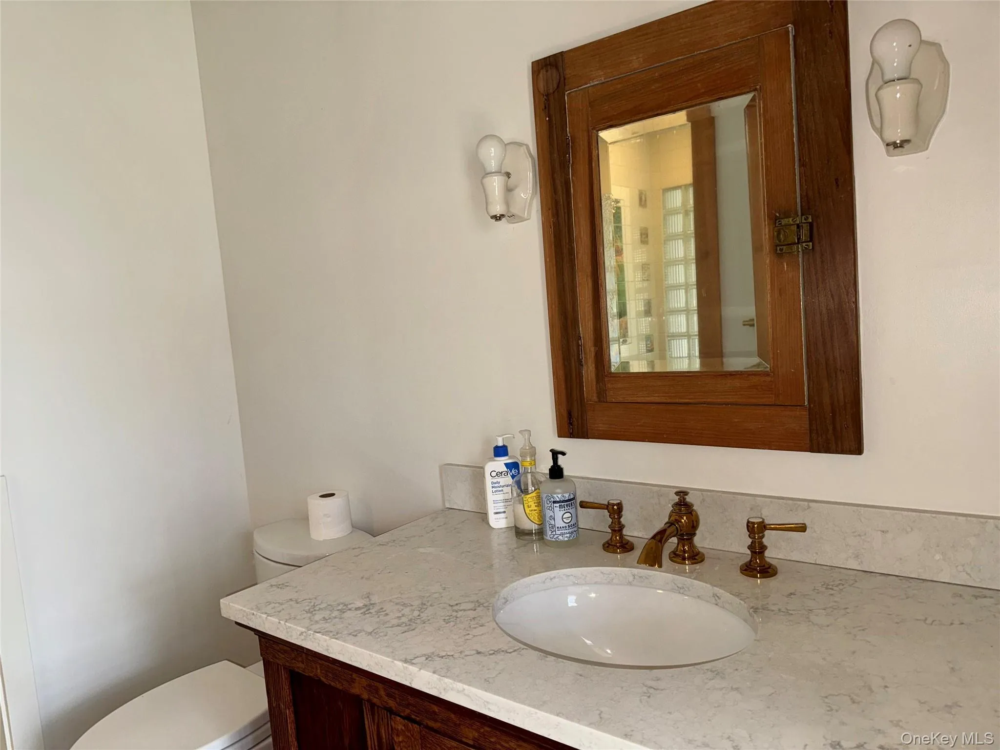 3rd Full Bathroom Featuring Marble Countertop & Walk-in Shower 3rd Full Bathroom Featuring Marble Countertop & Walk-in Shower