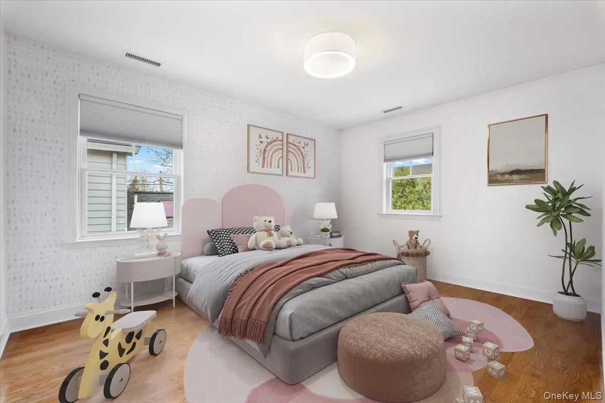 Virtually staged second floor bedroom Virtually staged second floor bedroom