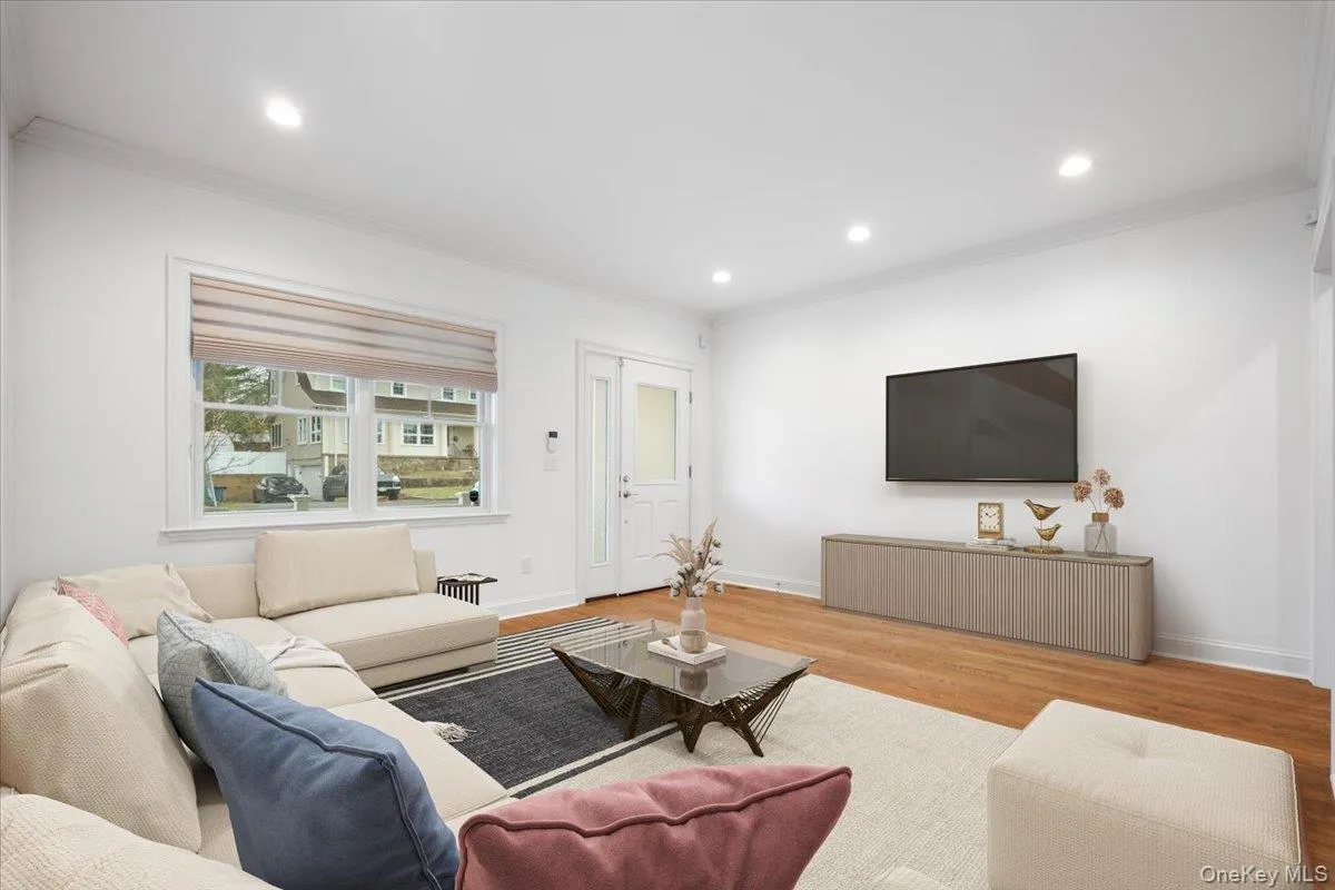 Virtually staged living room Virtually staged living room