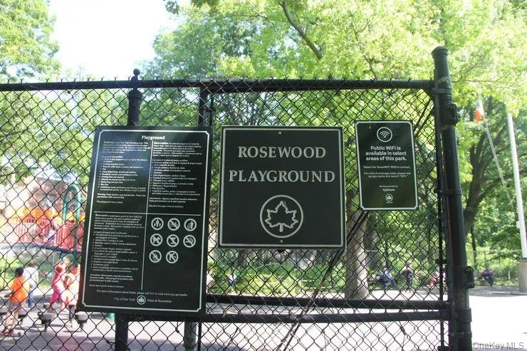 Rosewood Playground is right around the corner. Walking paths wind through the park . . . Rosewood Playground is right around the corner. Walking paths wind through the park . . .