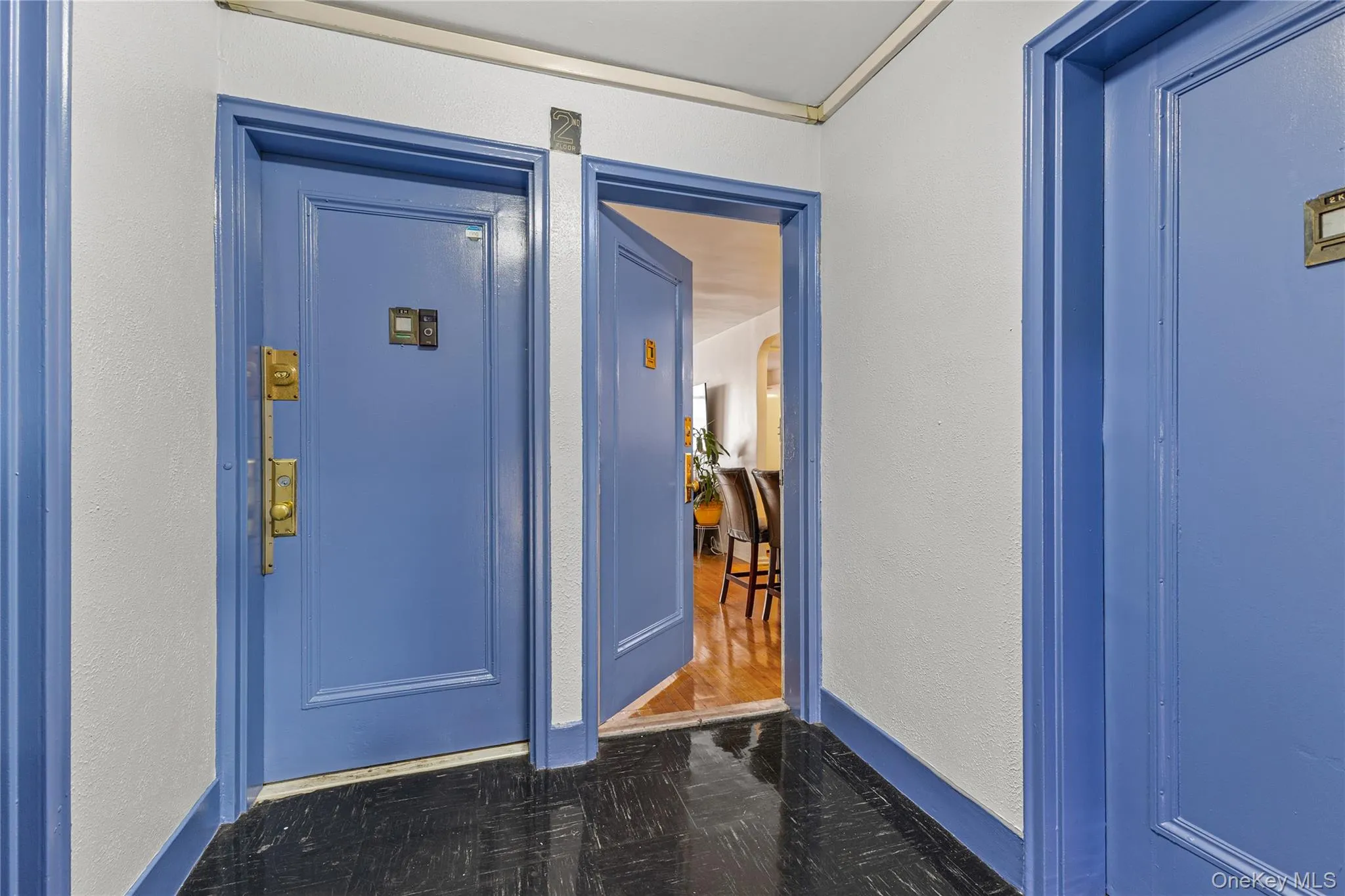 All common areas are newly painted in this walk-up building. All common areas are newly painted in this walk-up building.