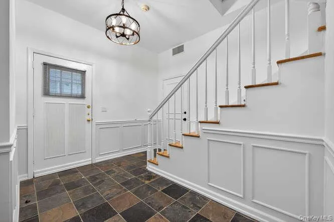 Side entry and back stairs Side entry and back stairs
