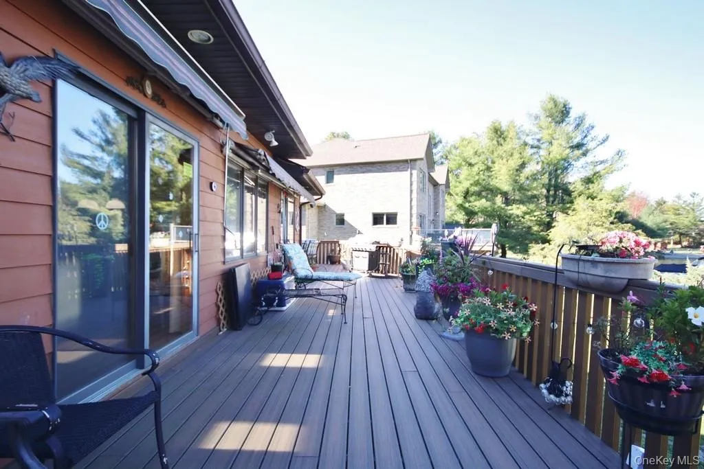 View of wooden deck View of wooden deck