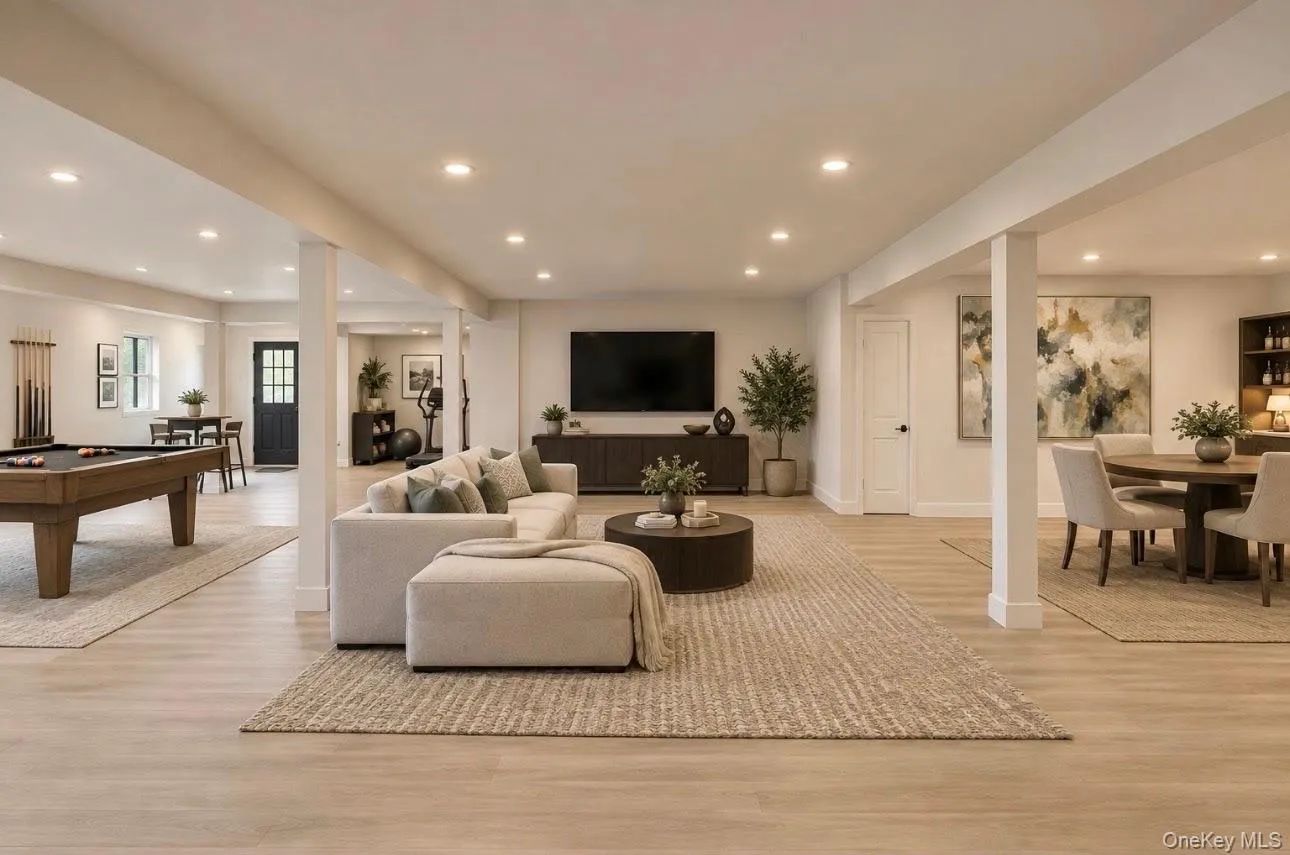 Basement using AI to show possibilities. Basement using AI to show possibilities.