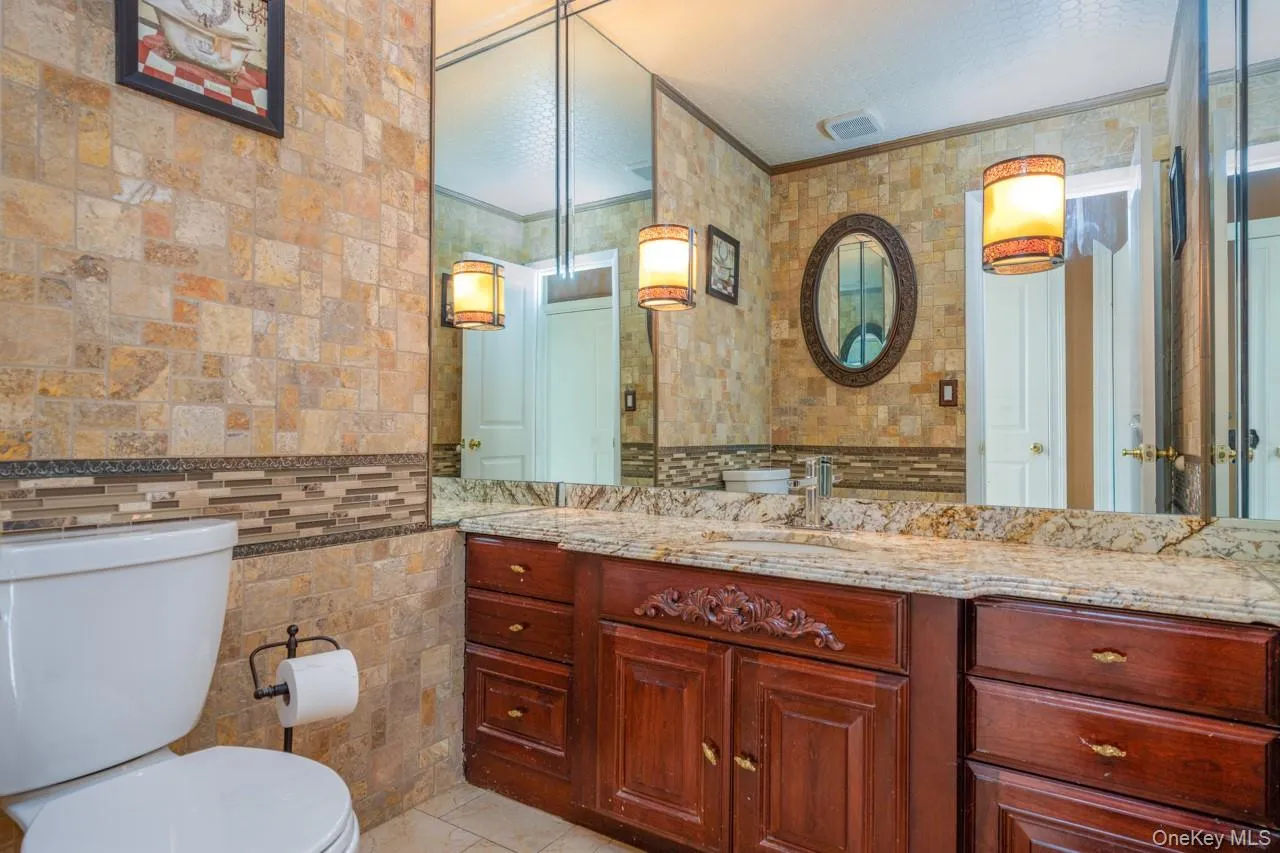 Powder room on main level Powder room on main level