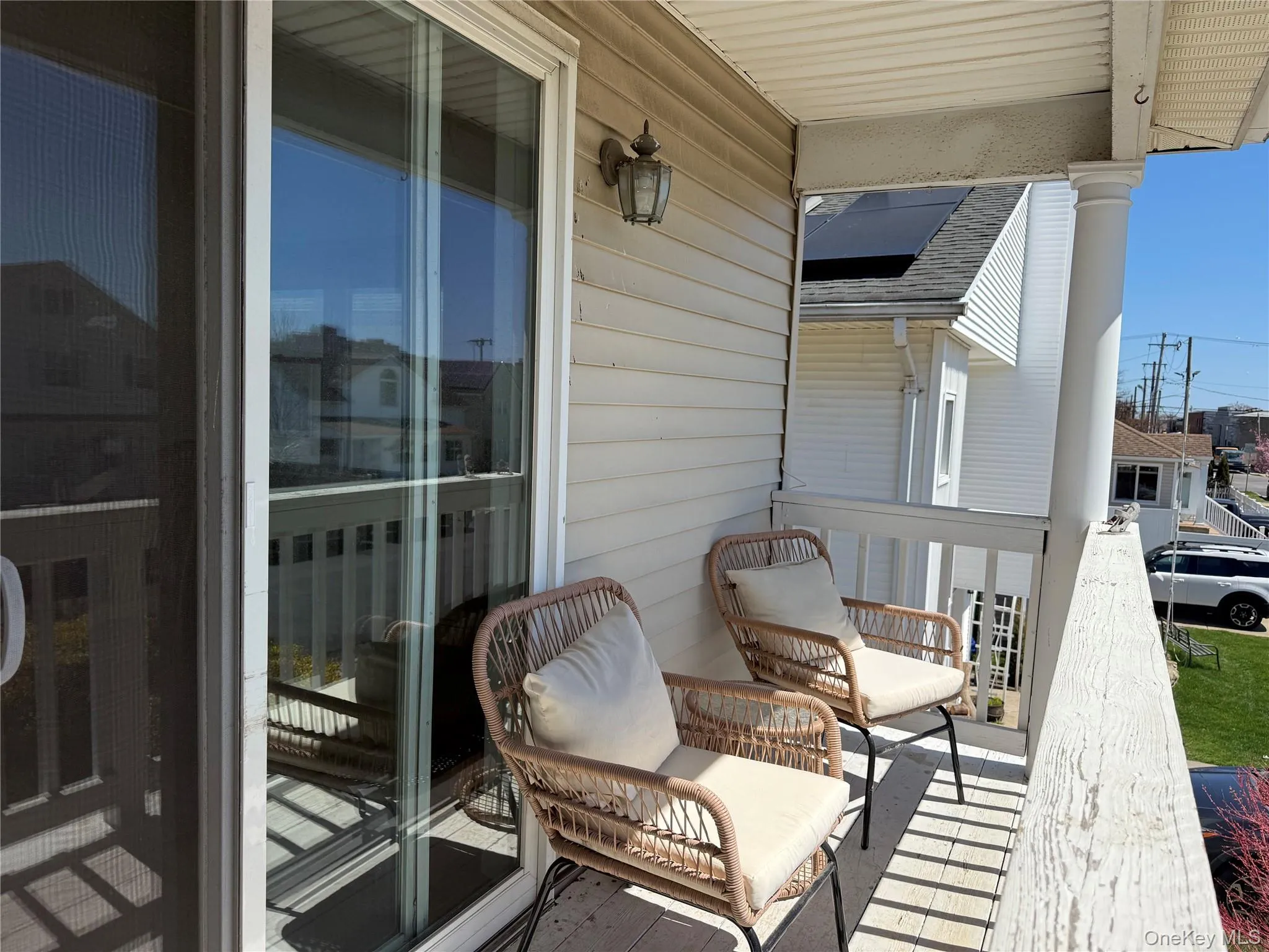 Deck off dining room Deck off dining room
