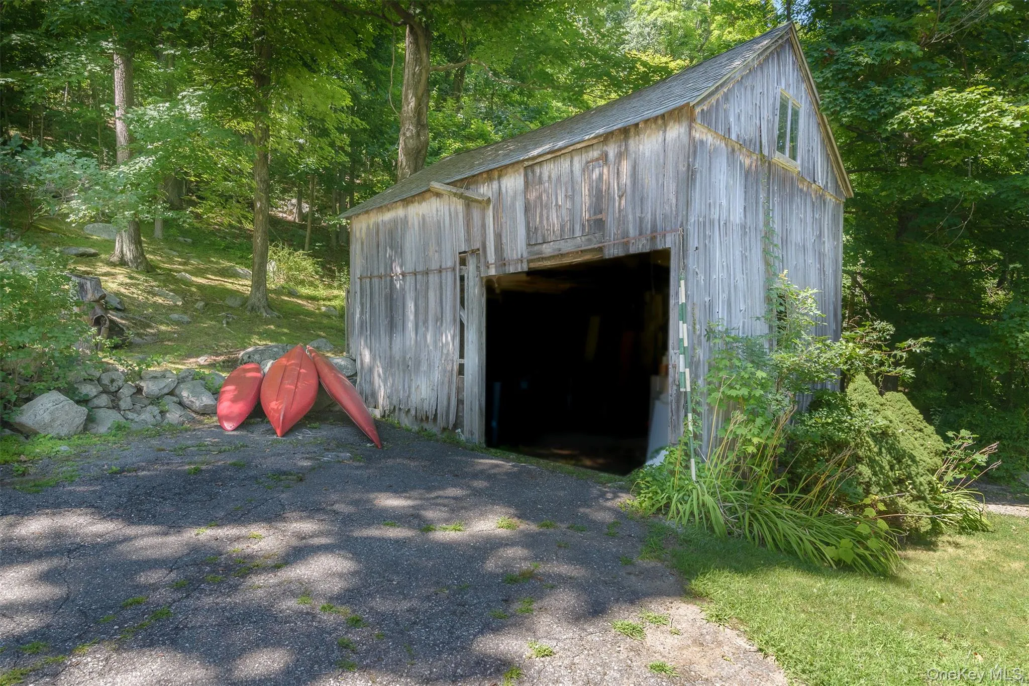 Charming barn can double for a garage Charming barn can double for a garage