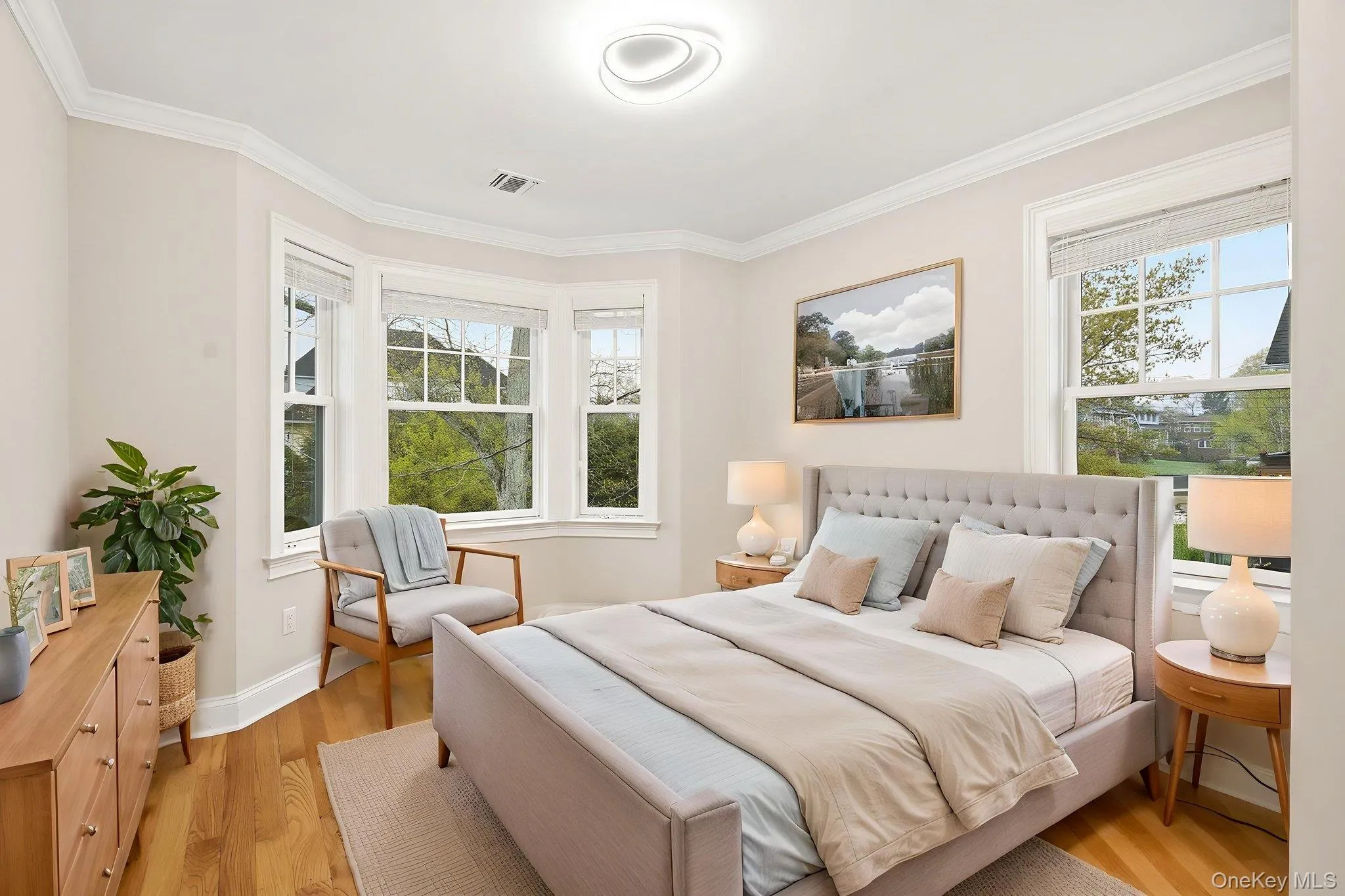 Bedroom virtually staged Bedroom virtually staged