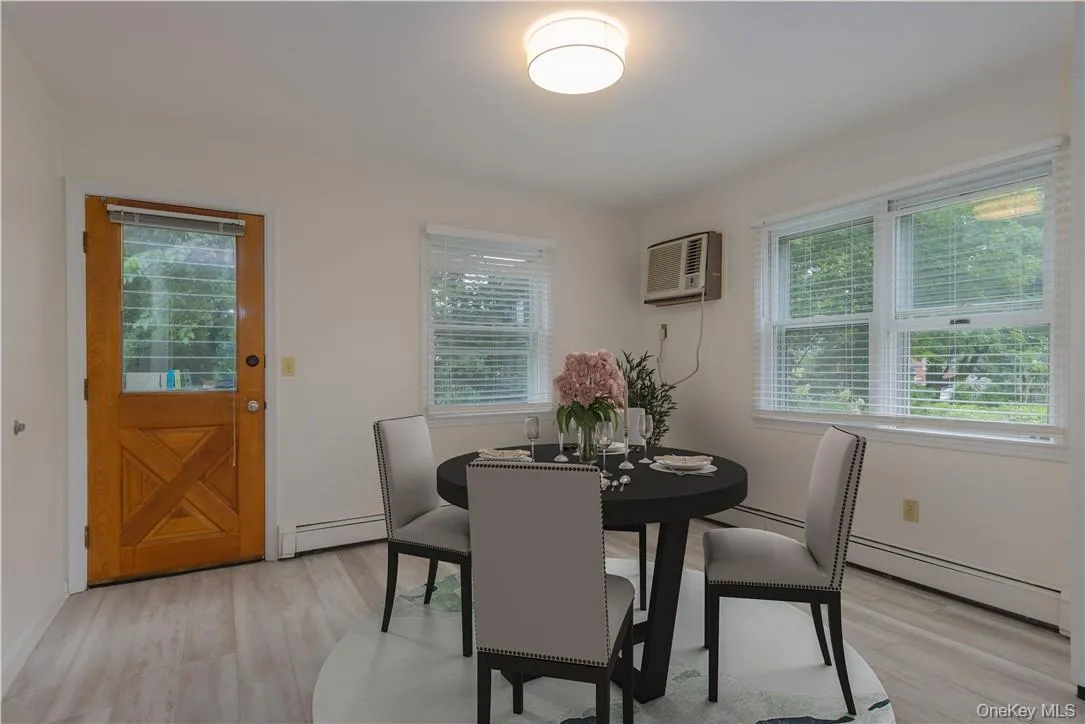 Breakfast room with digital staging. Breakfast room with digital staging.