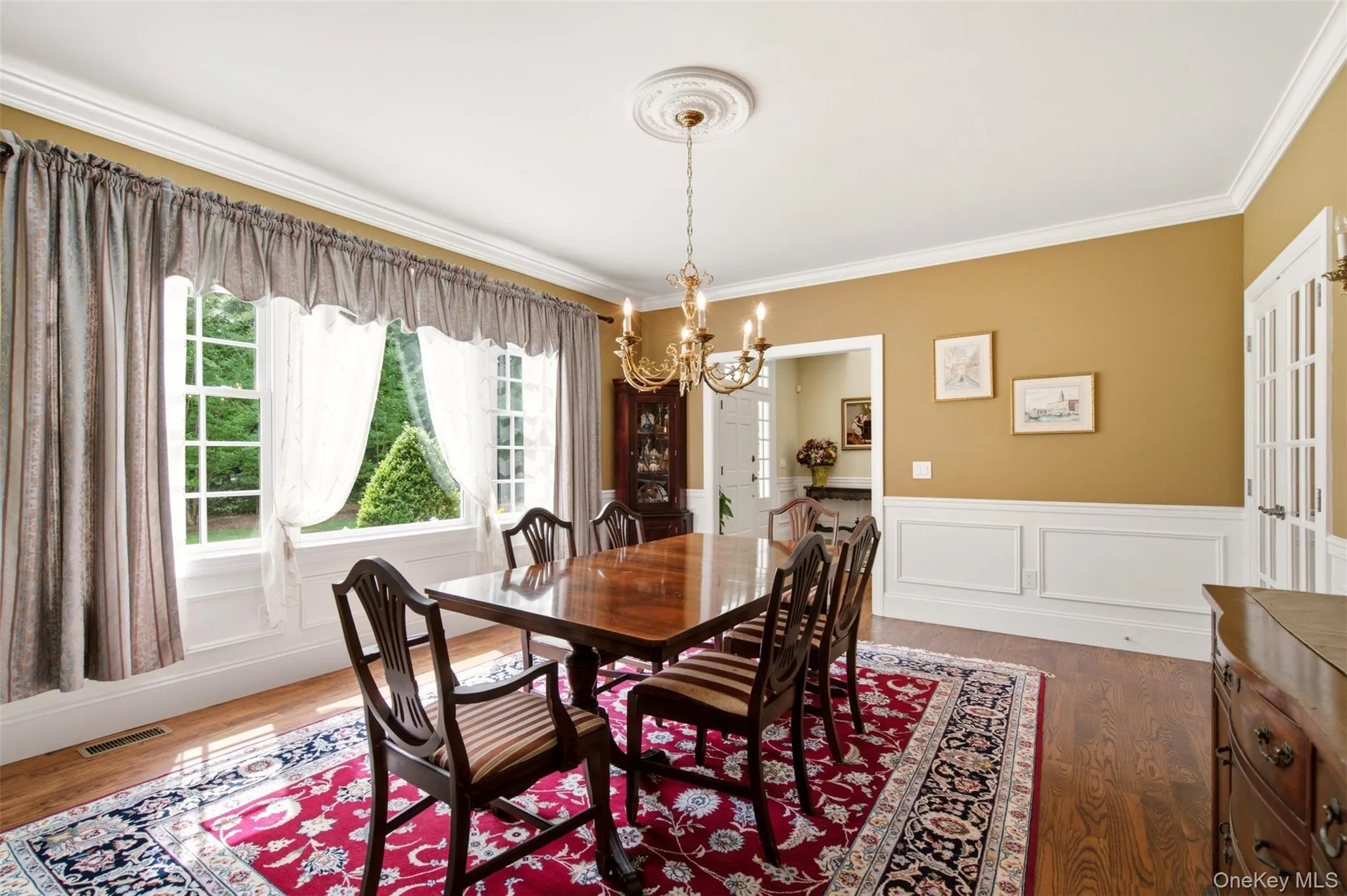 Formal dining room off foyer Formal dining room off foyer