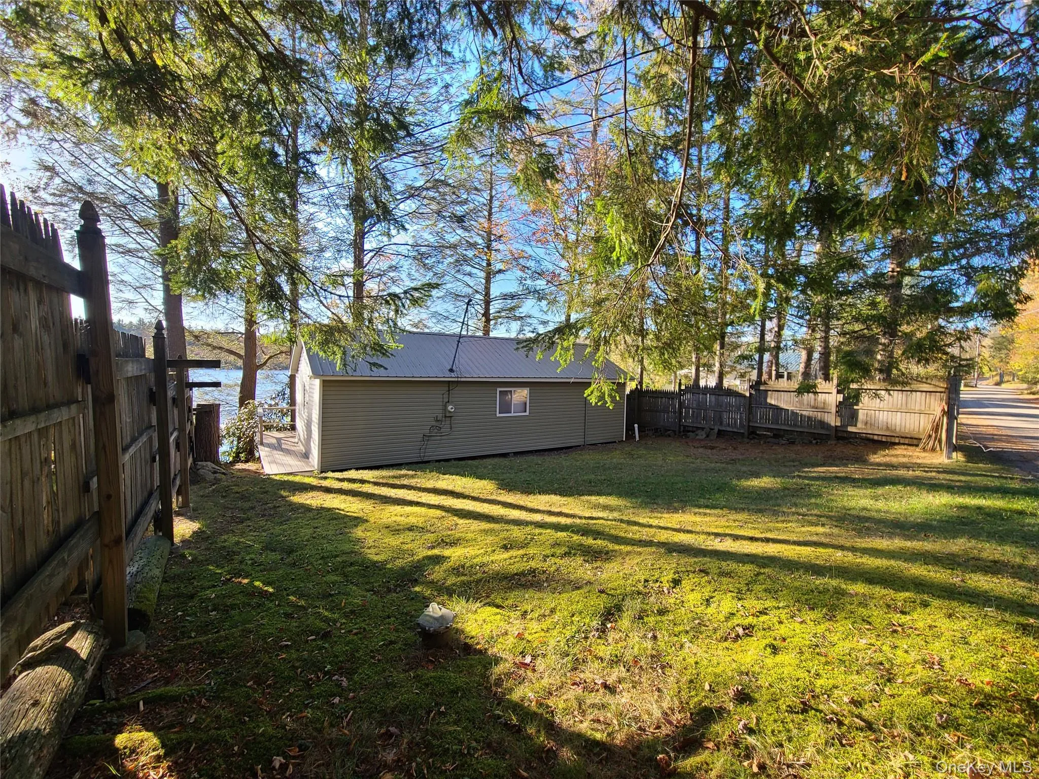 View of fenced backyard View of fenced backyard