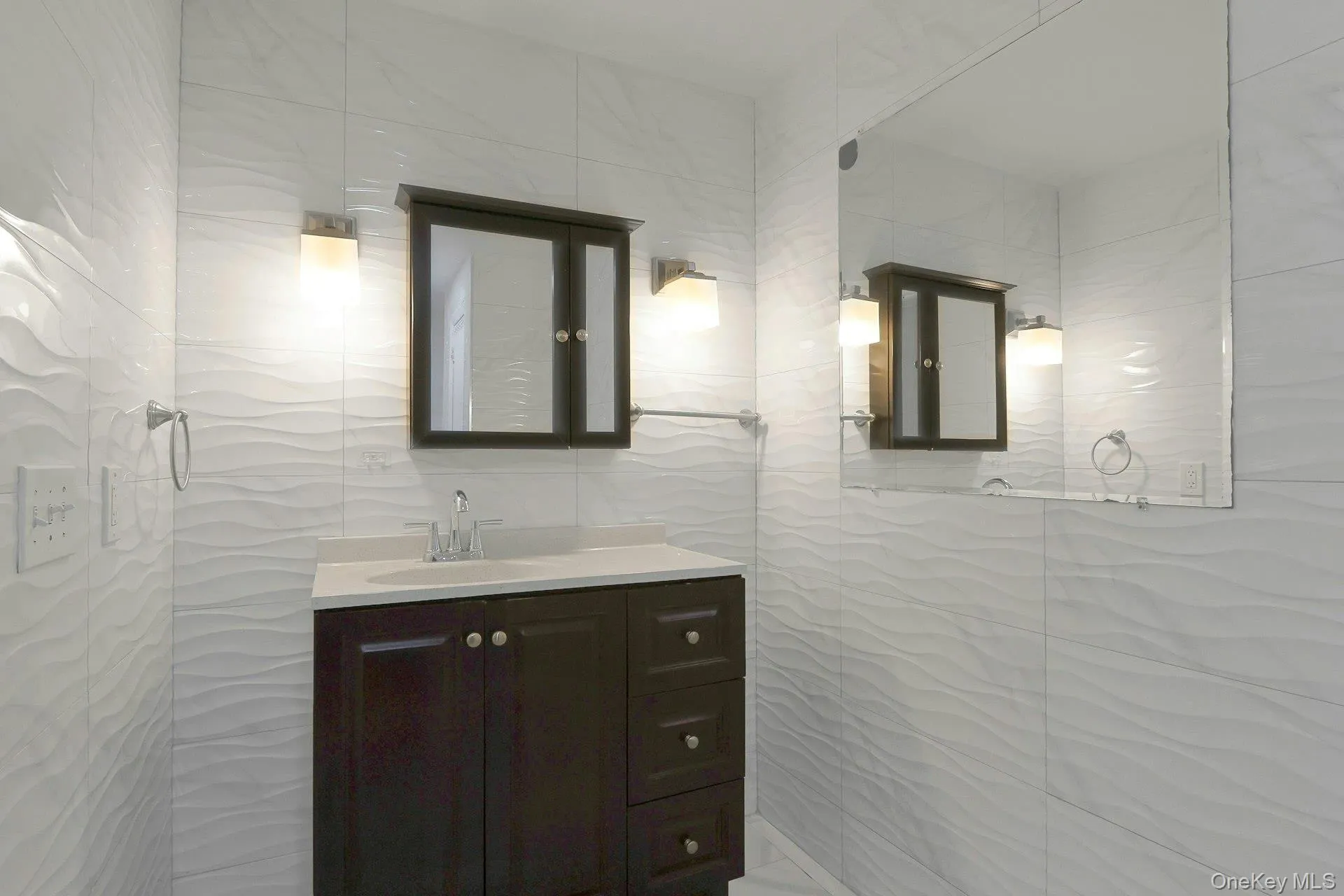 Large updated hall bathroom Large updated hall bathroom