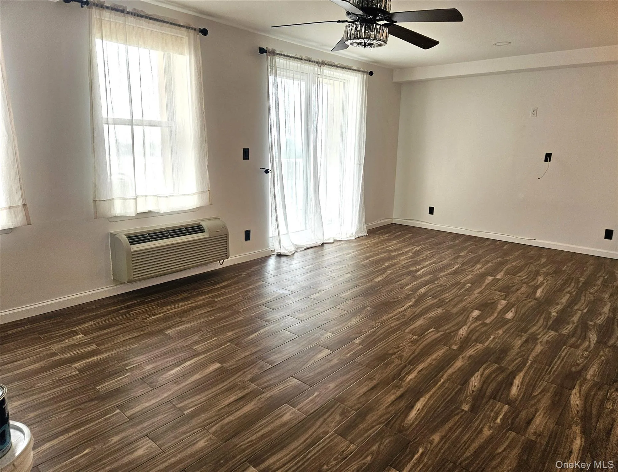 Living room with porcelain tile floors Living room with porcelain tile floors