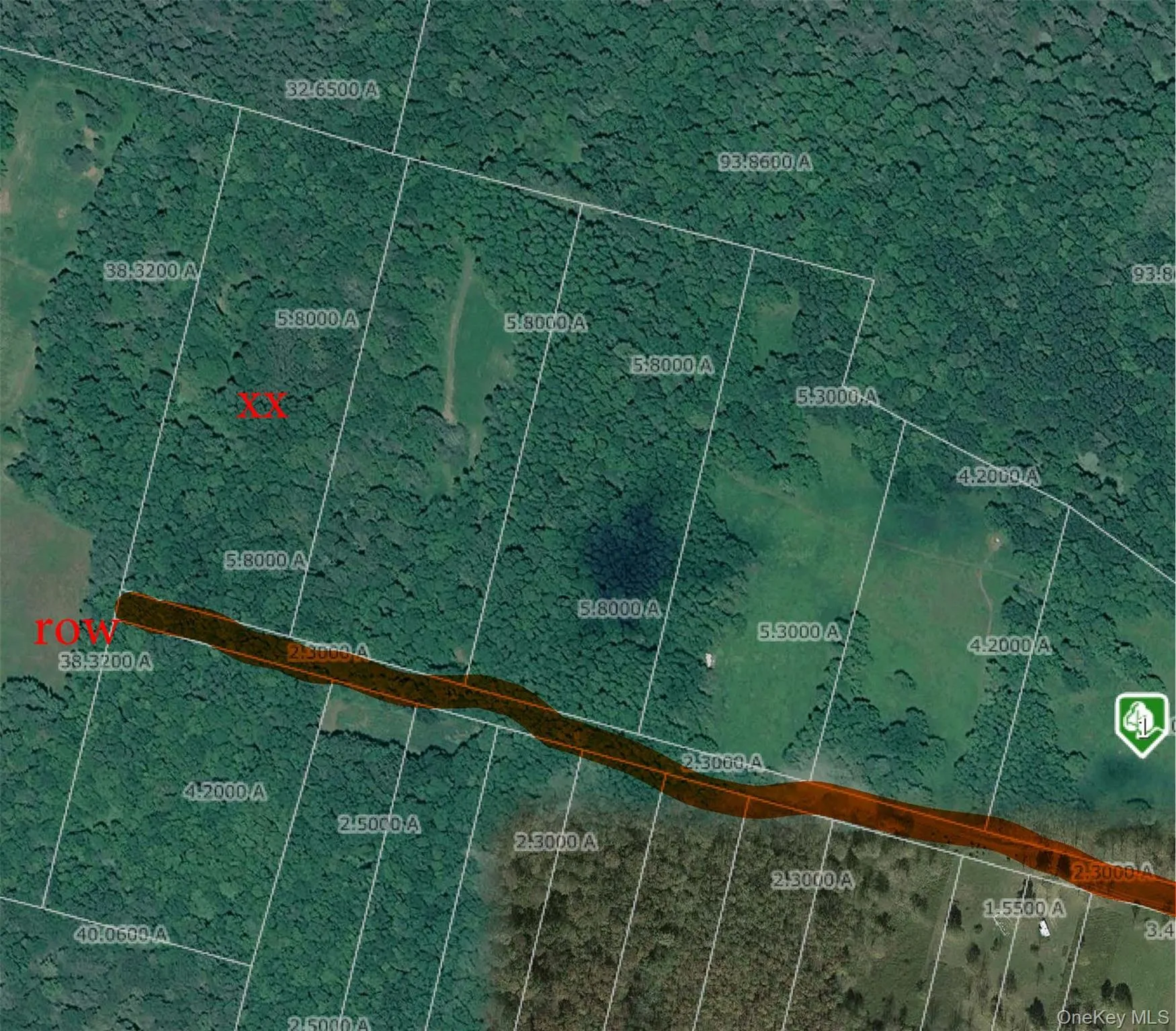 ROW from chaffe to property ROW from chaffe to property