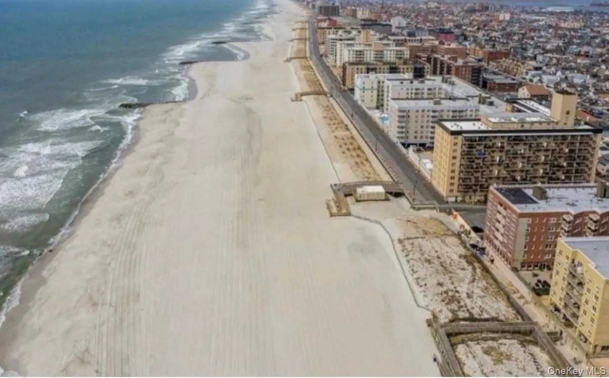 View of urban area with expansive coastline View of urban area with expansive coastline