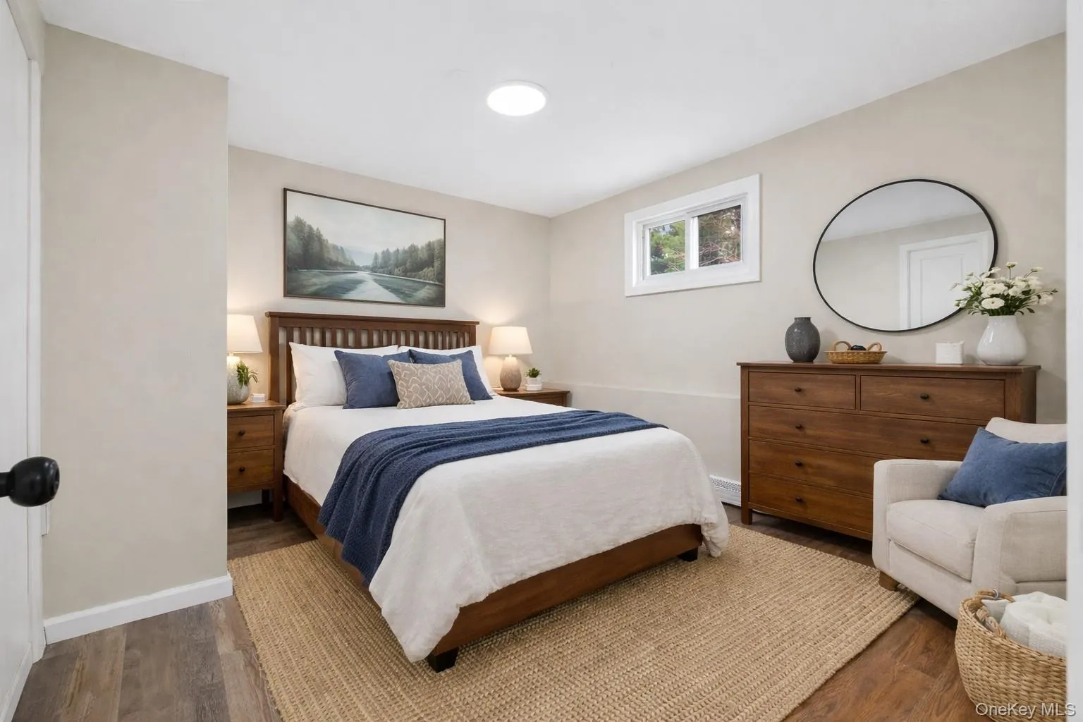 Virtually staged bedroom Virtually staged bedroom