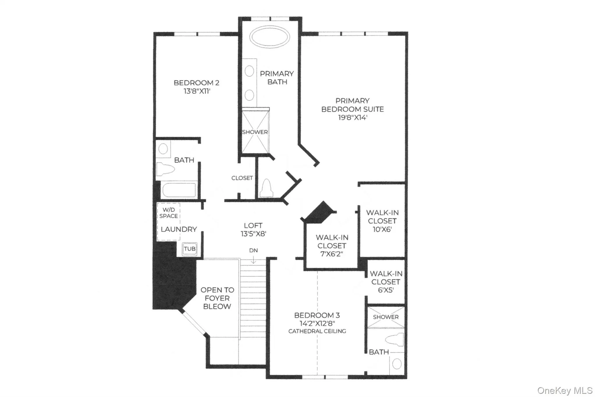 Second Level Floor Plan Second Level Floor Plan