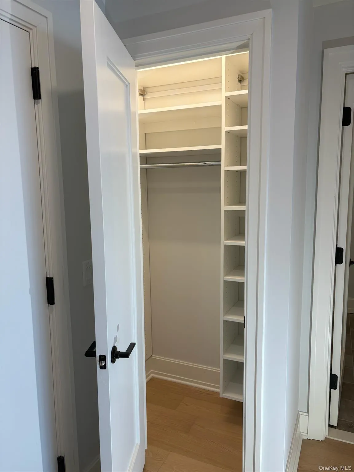 Custom coat closet at Entrance. Custom coat closet at Entrance.