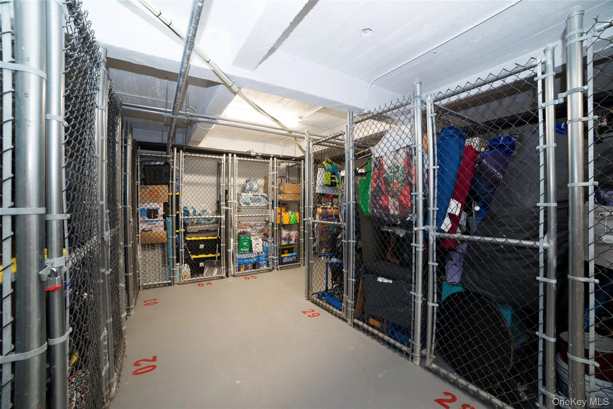 Storage cages are located in the basement, with prices varying from $20 to $75 depending on size. Storage cages are located in the basement, with prices varying from $20 to $75 depending on size.