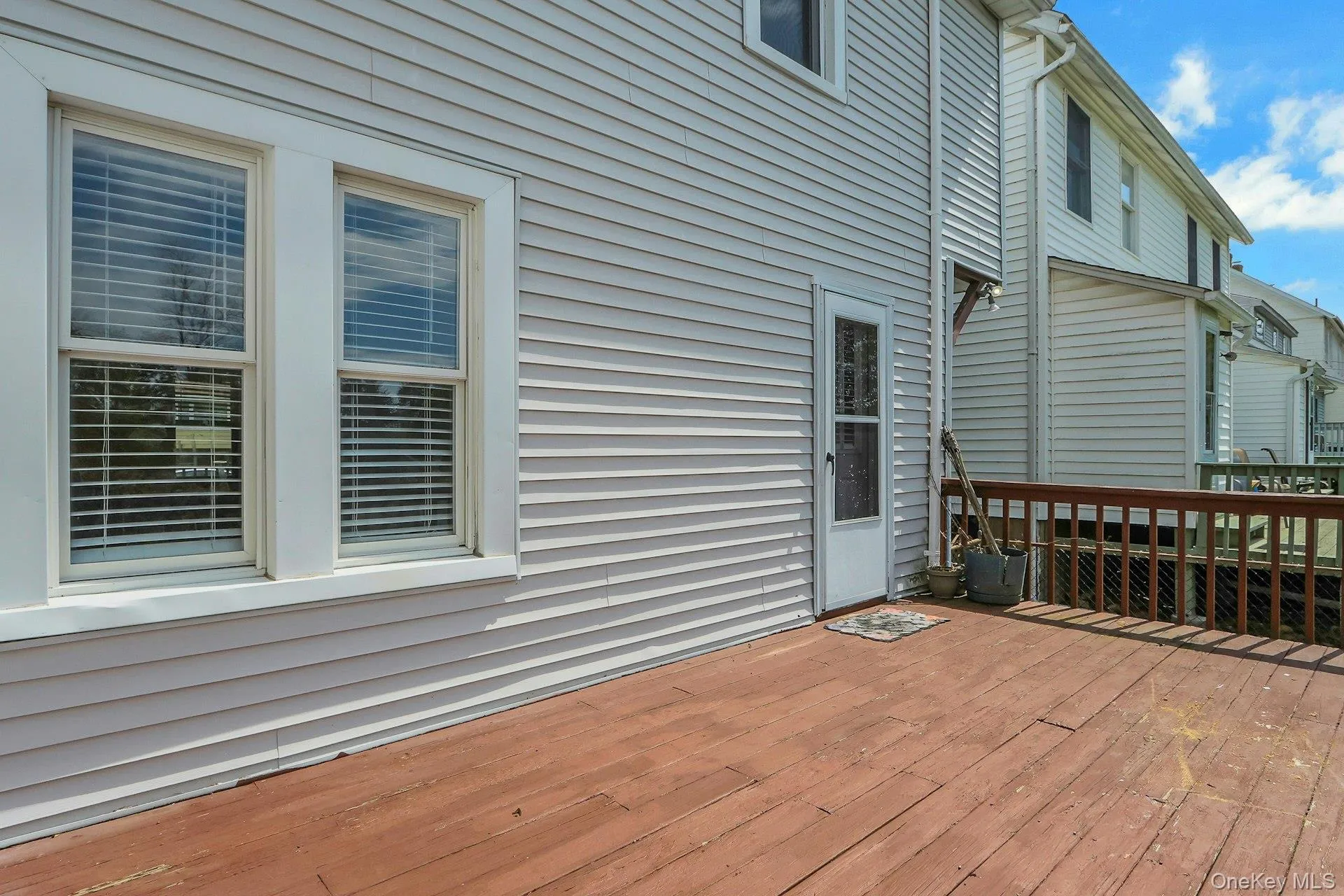 Deck is being replaced Deck is being replaced