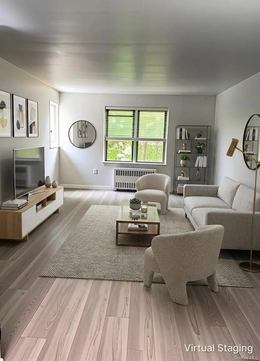 Living room virtually staged Living room virtually staged