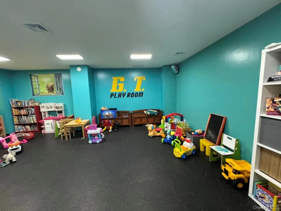 Recreation room featuring rubber floors Recreation room featuring rubber floors