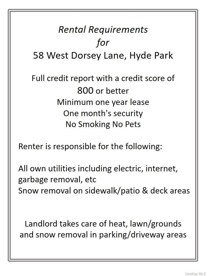 Rental RequirementsPlease review Rental RequirementsPlease review