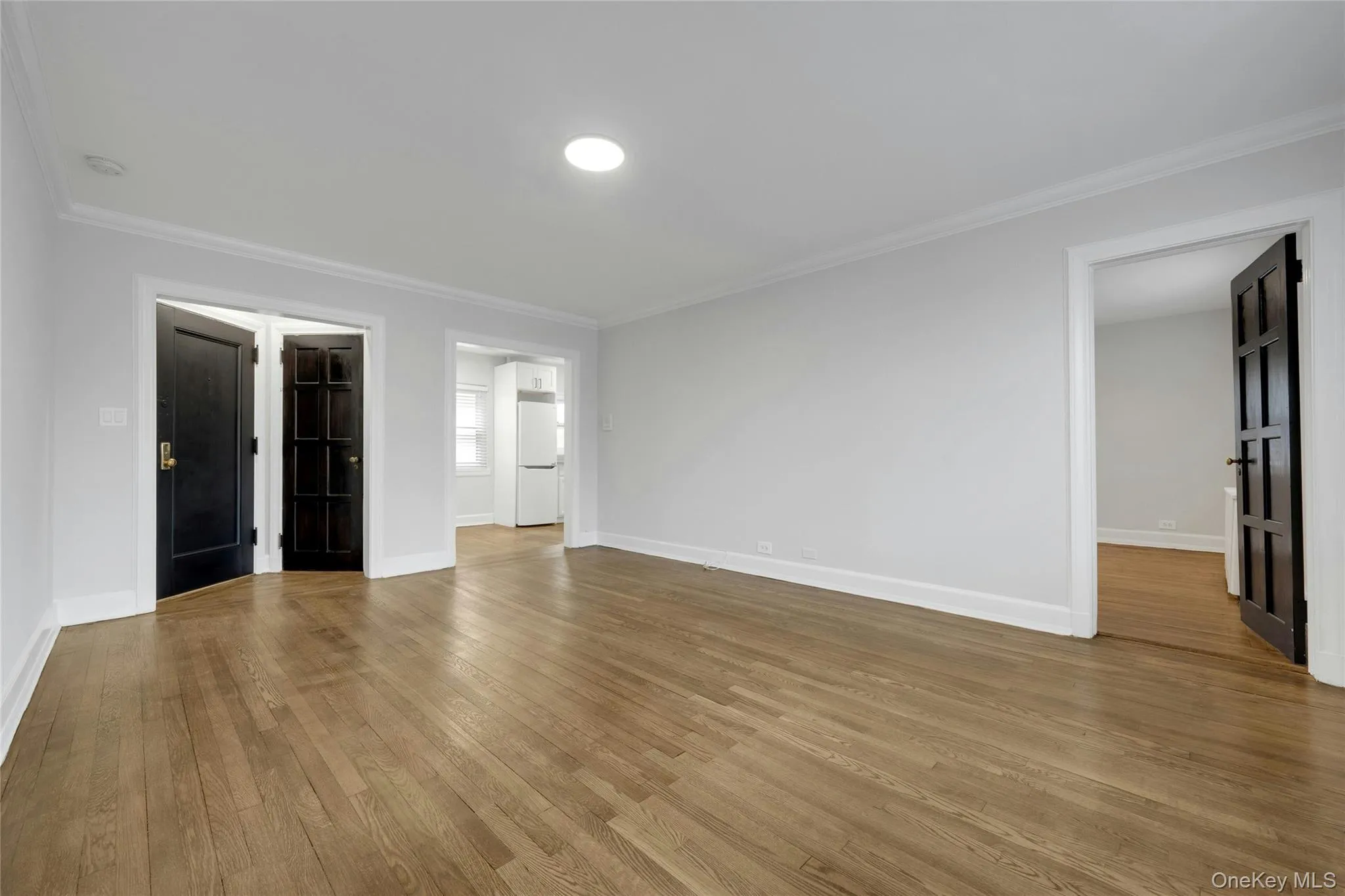 Living room facing towards Entry and Kitchen Living room facing towards Entry and Kitchen