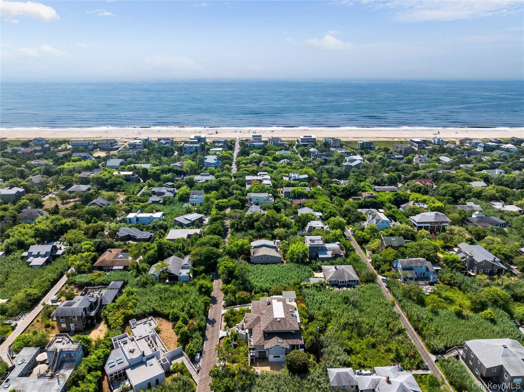 Birds eye view of property facing the ocean, Broadway is a beach access block! Birds eye view of property facing the ocean, Broadway is a beach access block!