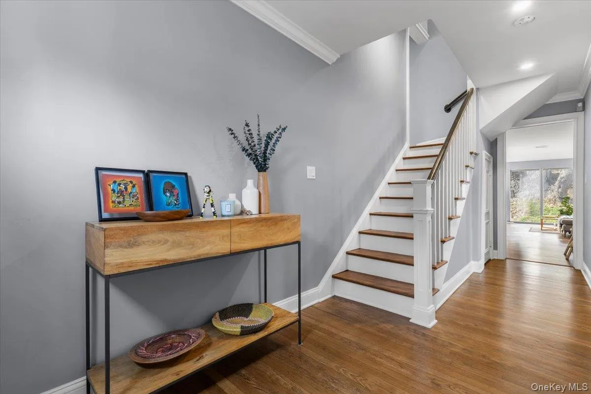 Entry Hall with view towards rear of the home. Entry Hall with view towards rear of the home.
