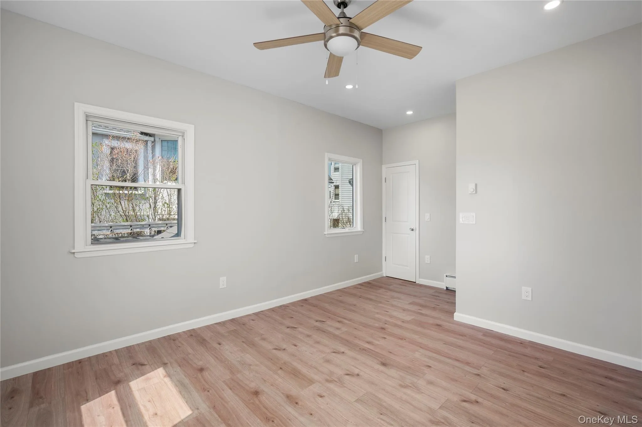 Bedroom with walk in closet Bedroom with walk in closet