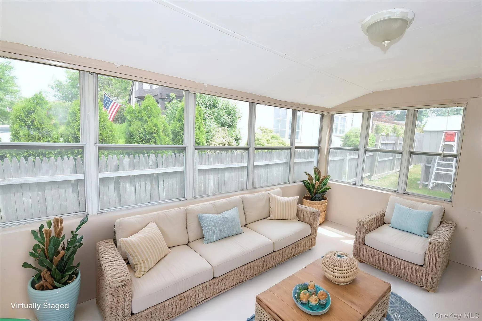 Virtually Staged Enclosed Patio Virtually Staged Enclosed Patio