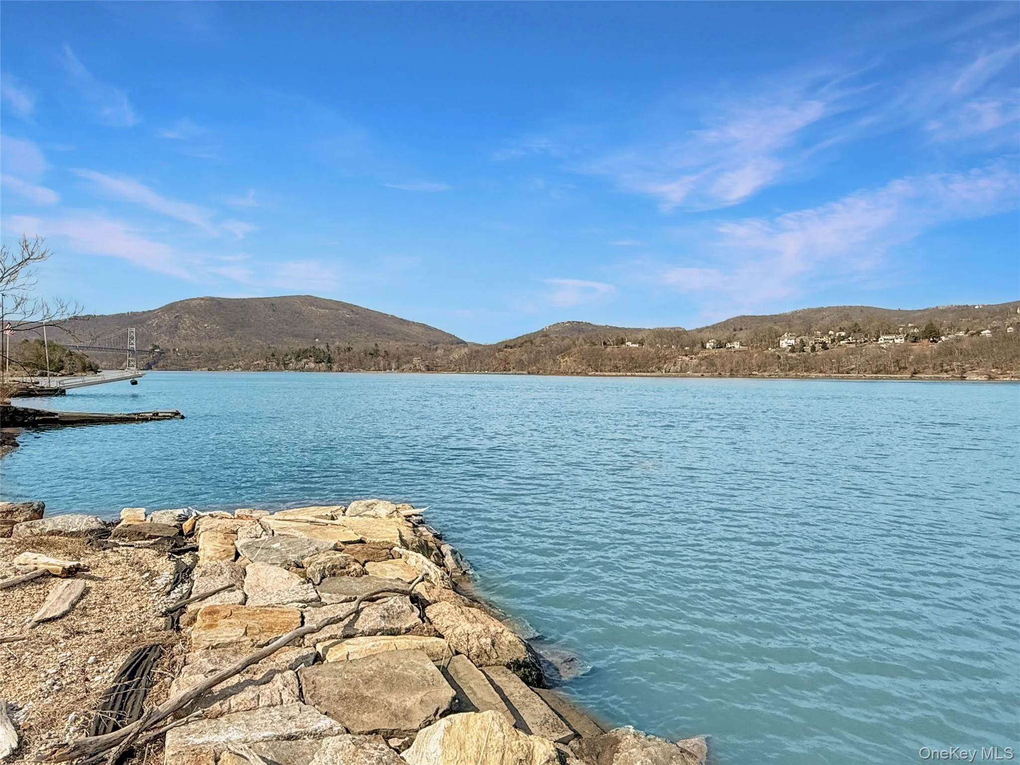 View of Bear Mountain Bridge from back yard View of Bear Mountain Bridge from back yard