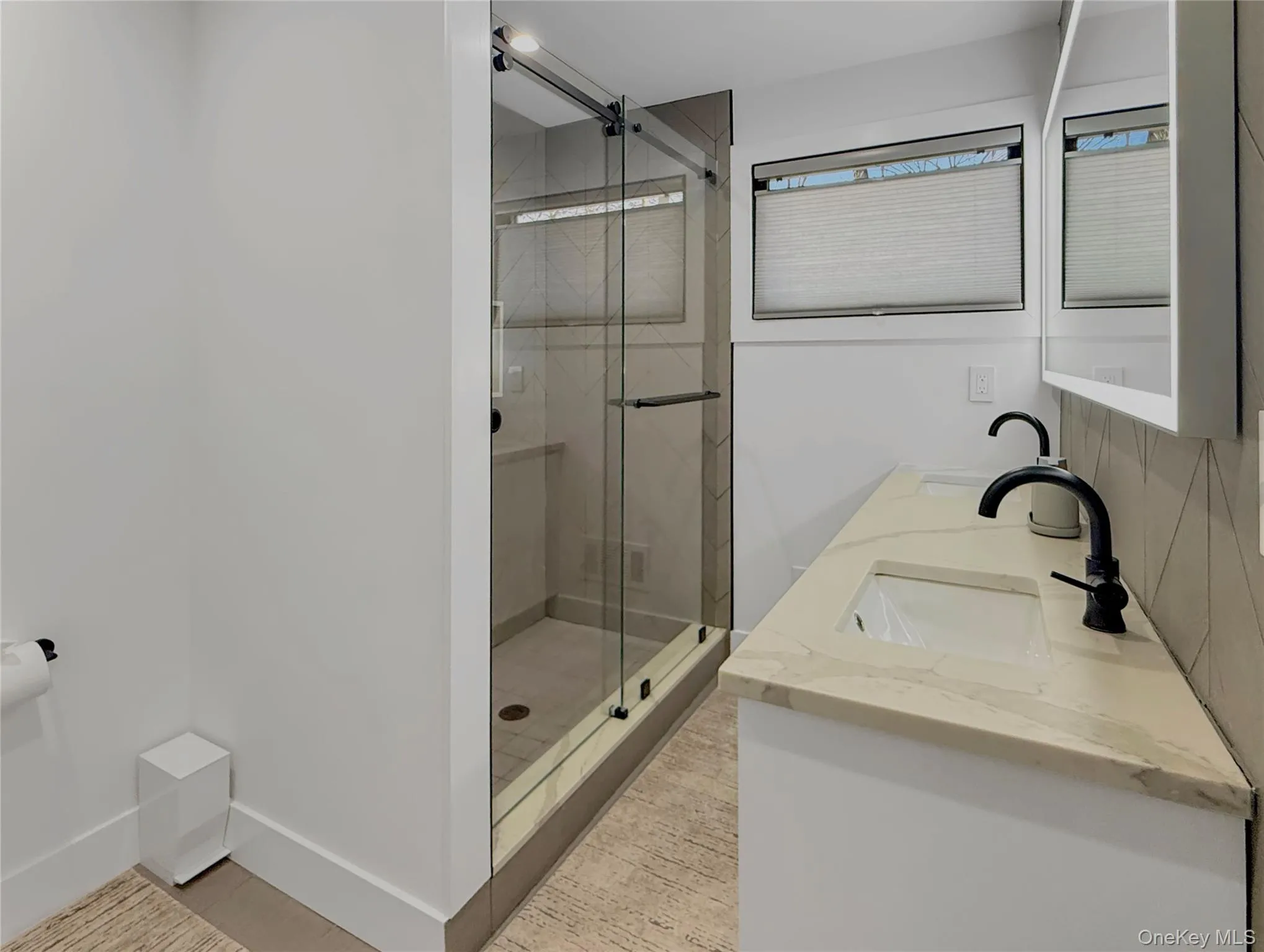 Full bathroom with shower on second floor Full bathroom with shower on second floor