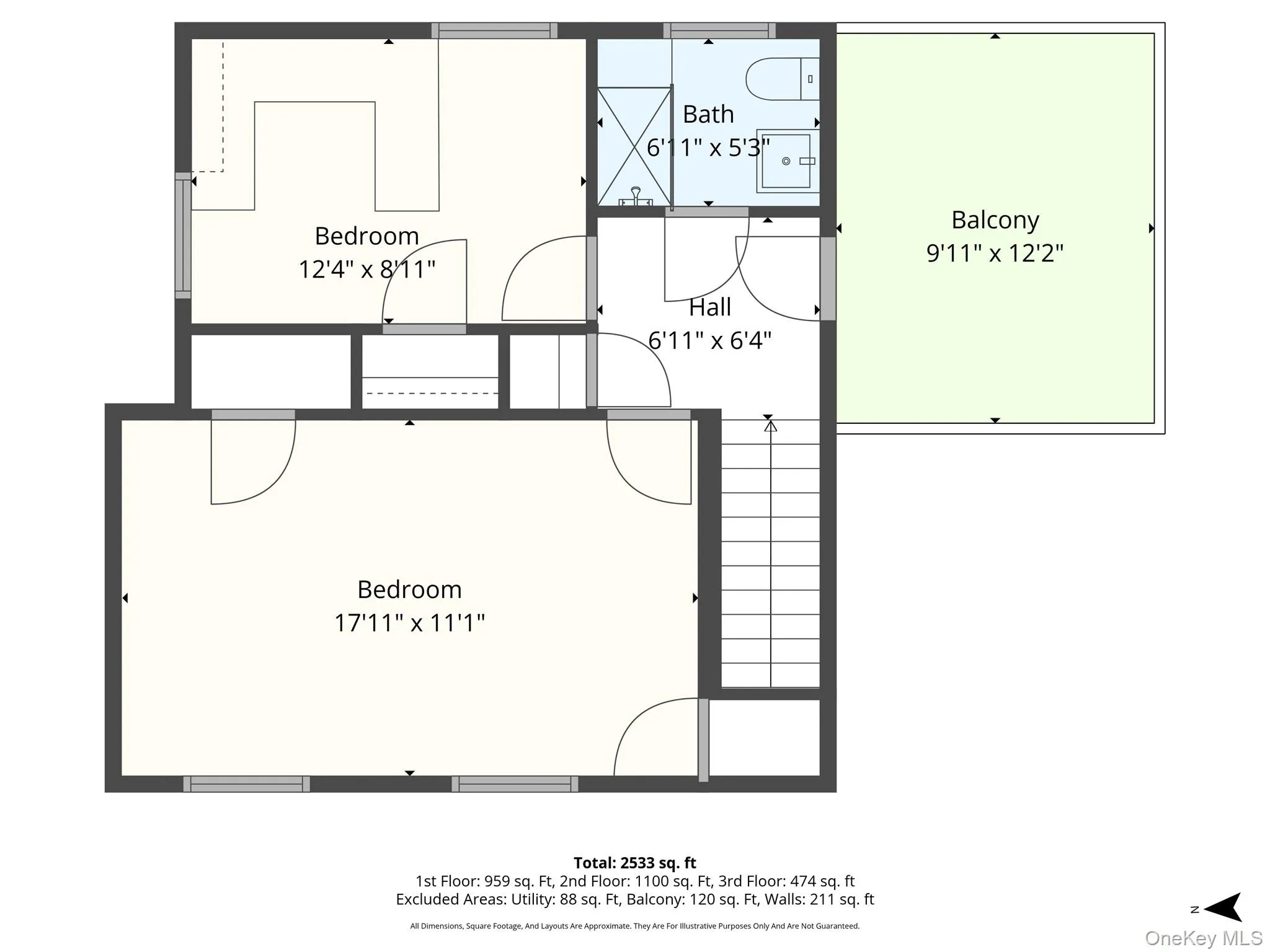 Floor plan of second floor Floor plan of second floor