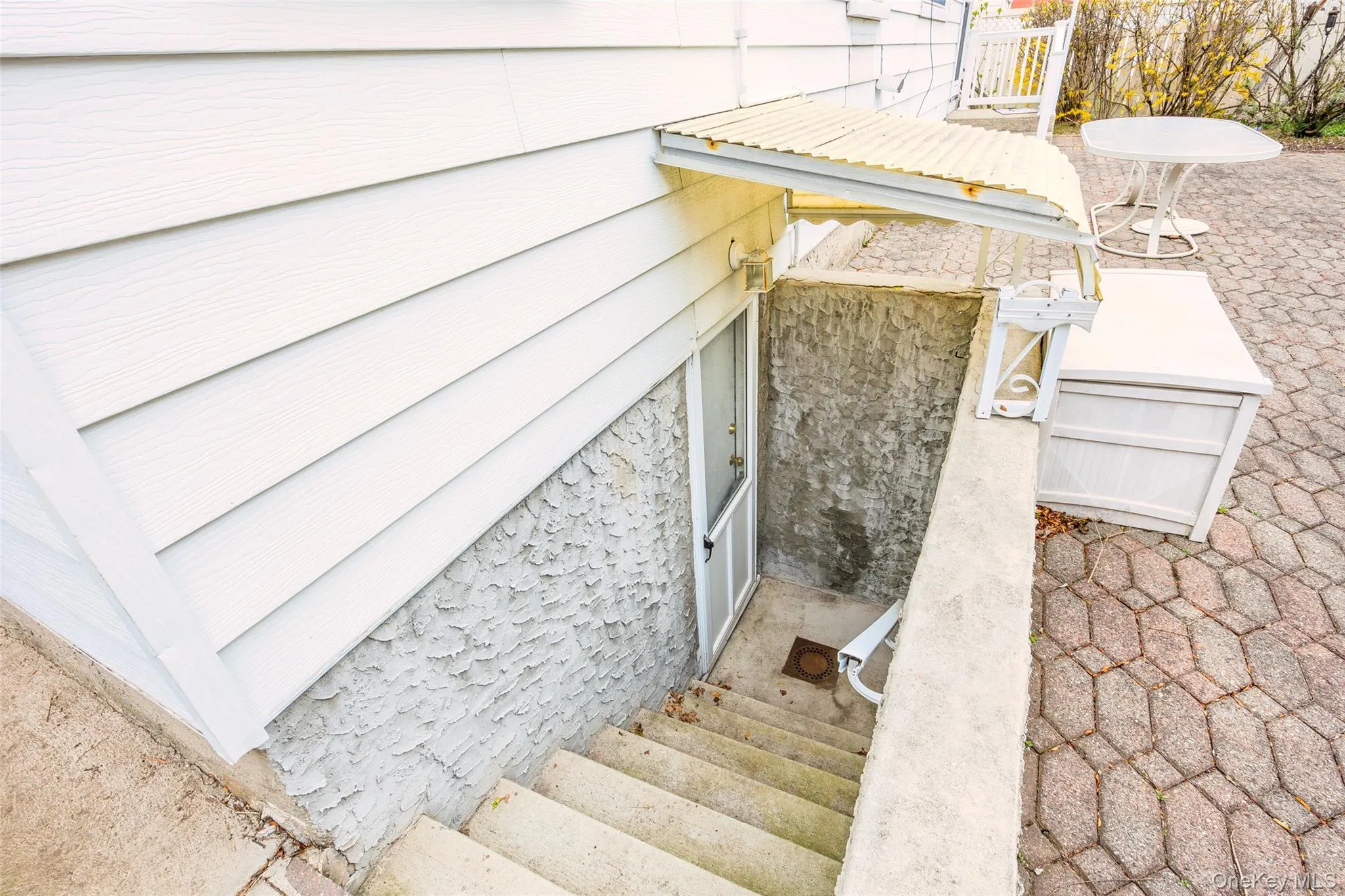 Basement outside entrance Basement outside entrance