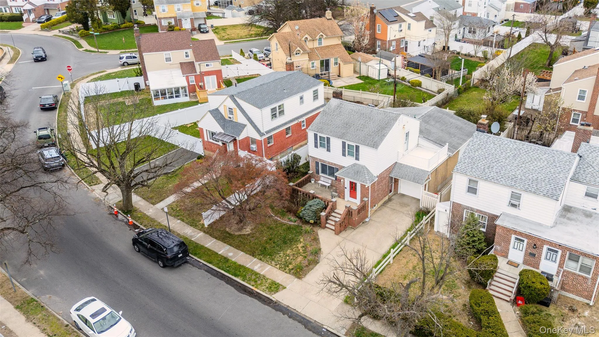 The property features a two-story home with large rear extension The property features a two-story home with large rear extension