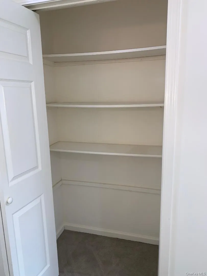 There's linen closet in the upstairs hallway. There's linen closet in the upstairs hallway.
