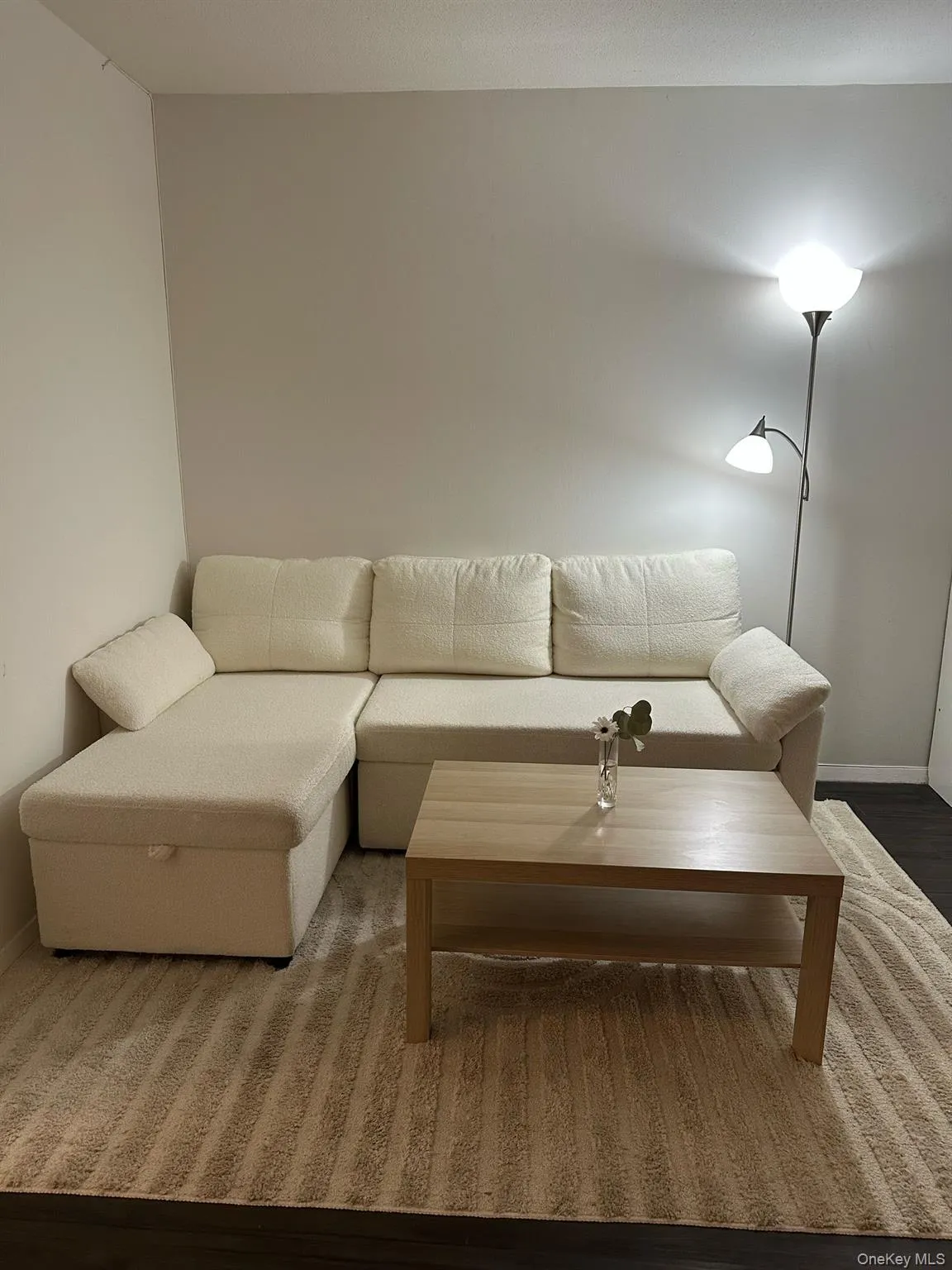 Living room with baseboards Living room with baseboards