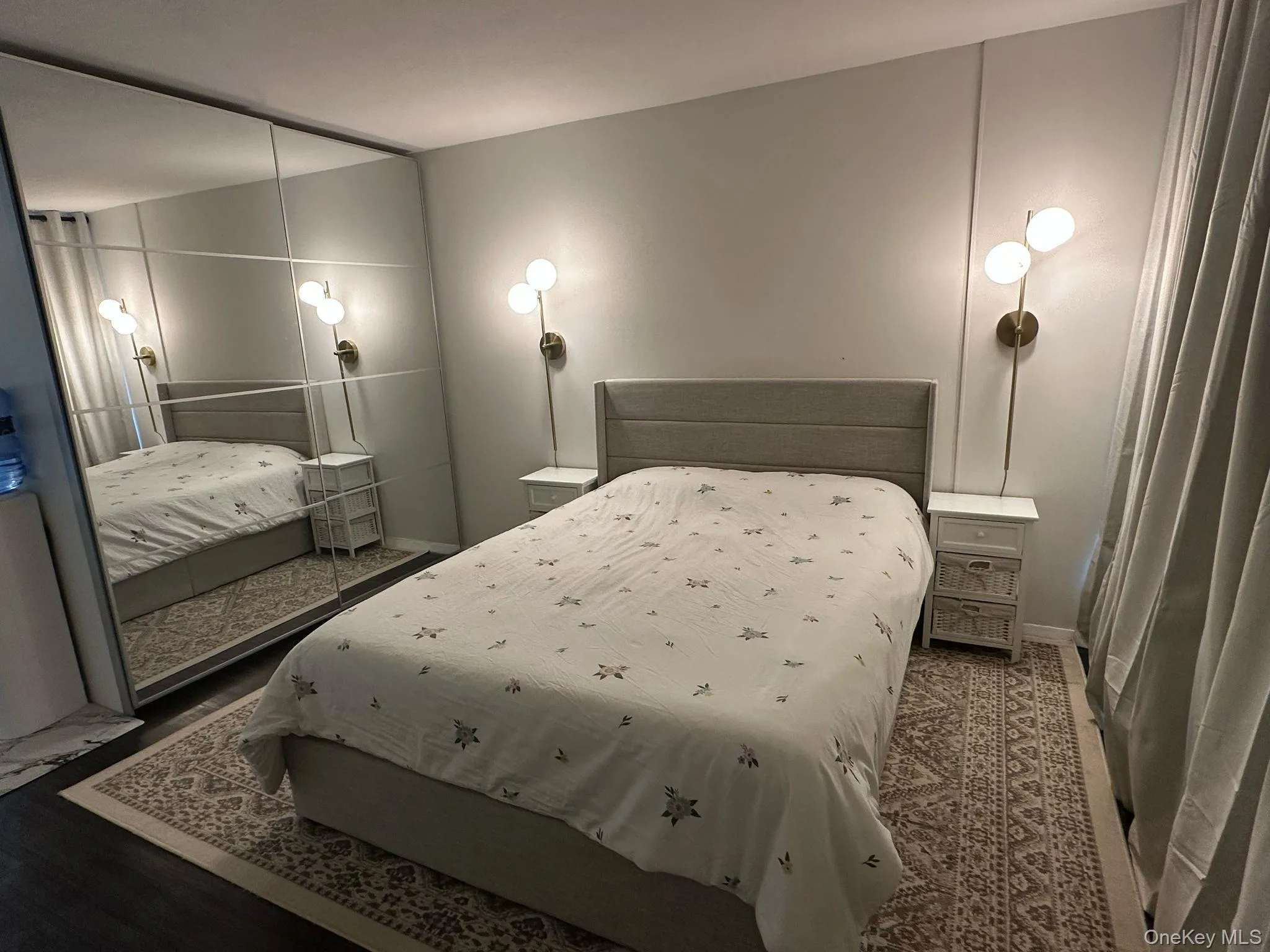 Bedroom with wood finished floors Bedroom with wood finished floors