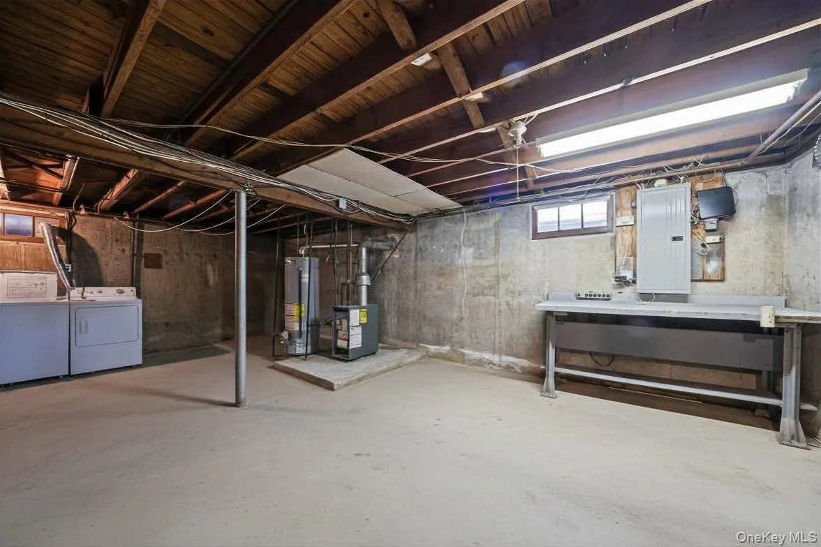 basement with 200 amp service- clean and dry basement with 200 amp service- clean and dry